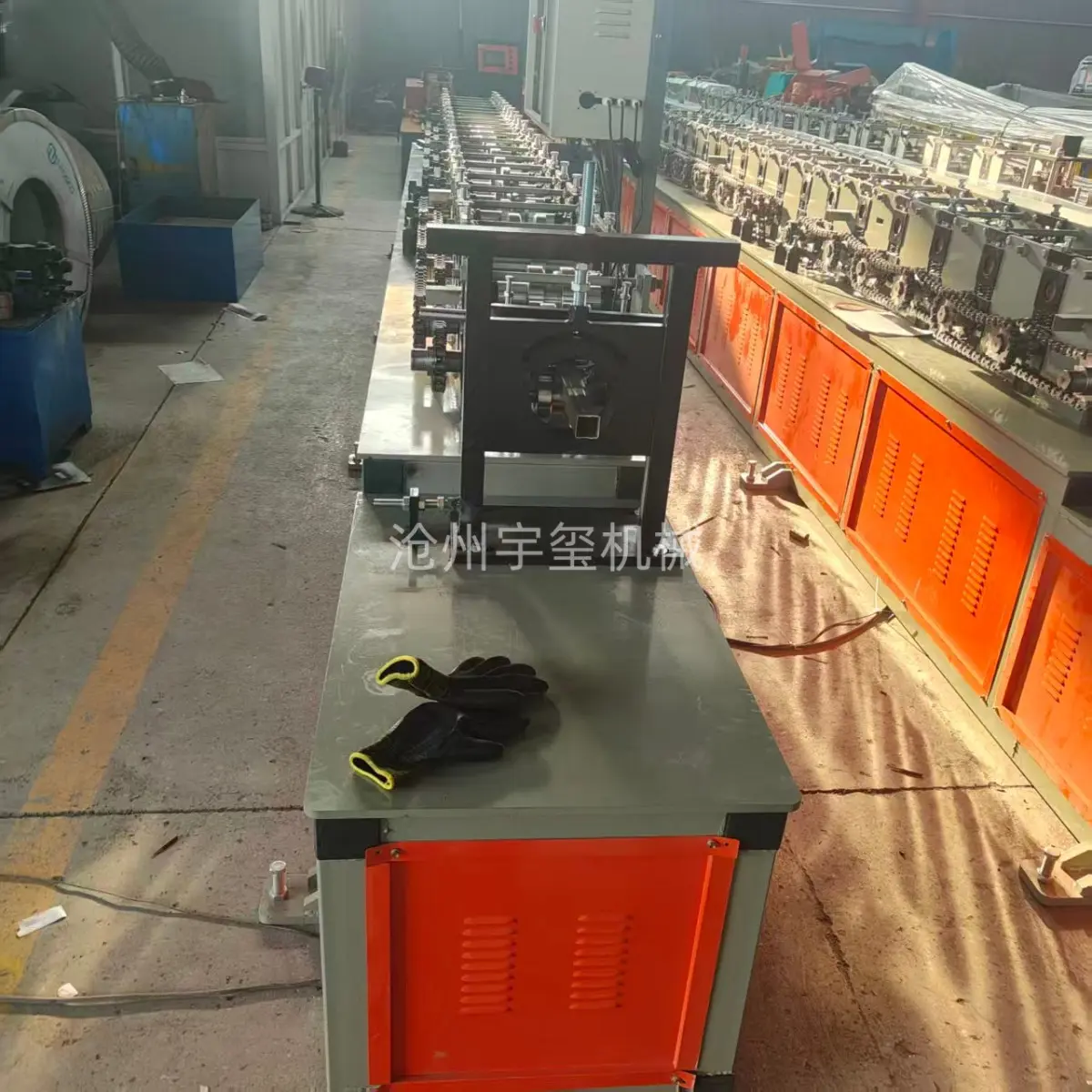 全自动方管冷弯成型设备 矩形管一次辊压成型机压成型机