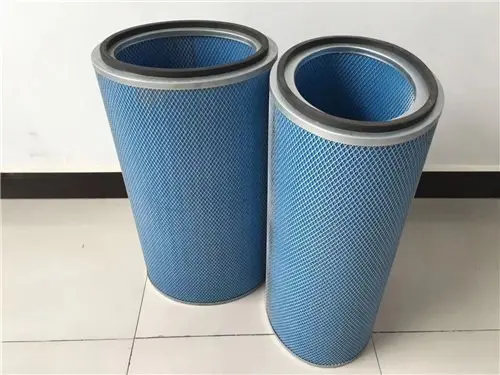 销售蓝色滤纸唐纳森滤芯 椭圆形阻燃除尘滤筒 替代进口唐纳森过滤器