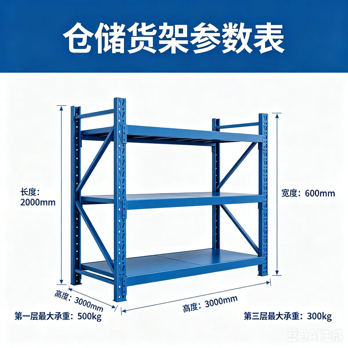 苏州德卡隆 定制仓储货架 重型中型库房货架 物流储运设备 - 3