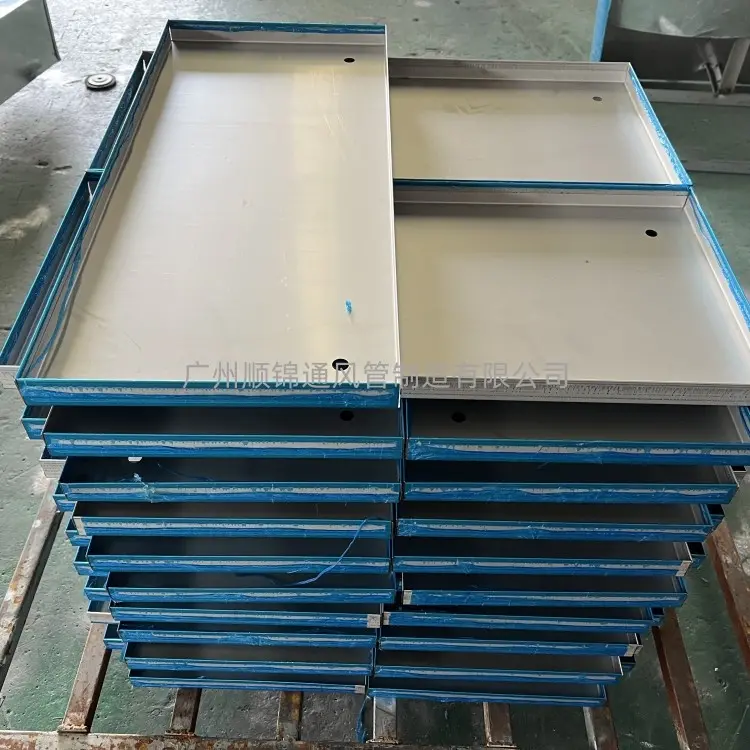 304不锈钢板长方形手工防漏托盘接水盘接油盘非标定制-广州风管厂 - 3