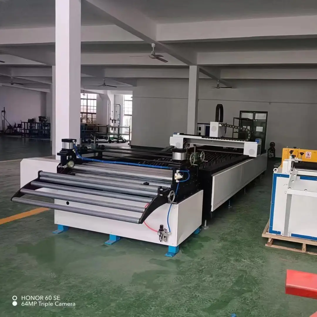 弘中数控 通风保温直管下料机 卷圆机 等离子切割机 内置风泵 - 2