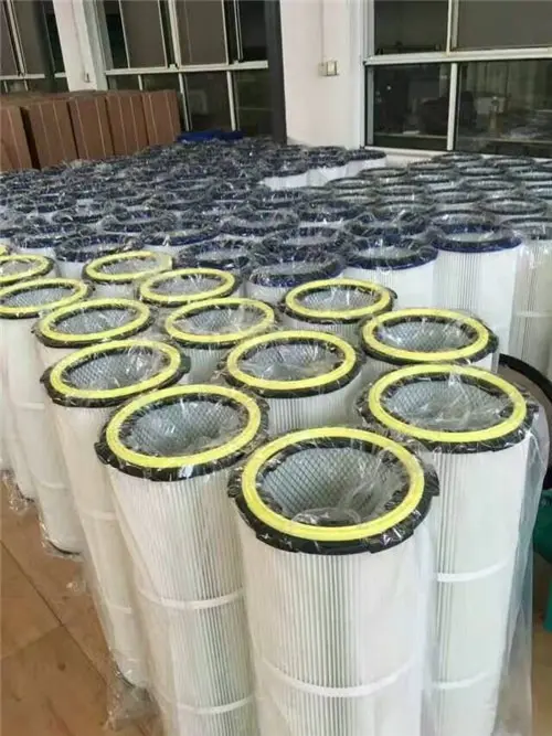 过滤精度10微米覆膜除尘滤筒 聚酯纤维滤筒厂家