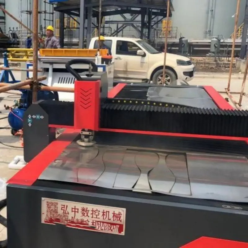 弘中数控 台式等离子切割机 保温管弯头下料机 金属板材异型件剪切机 - 2