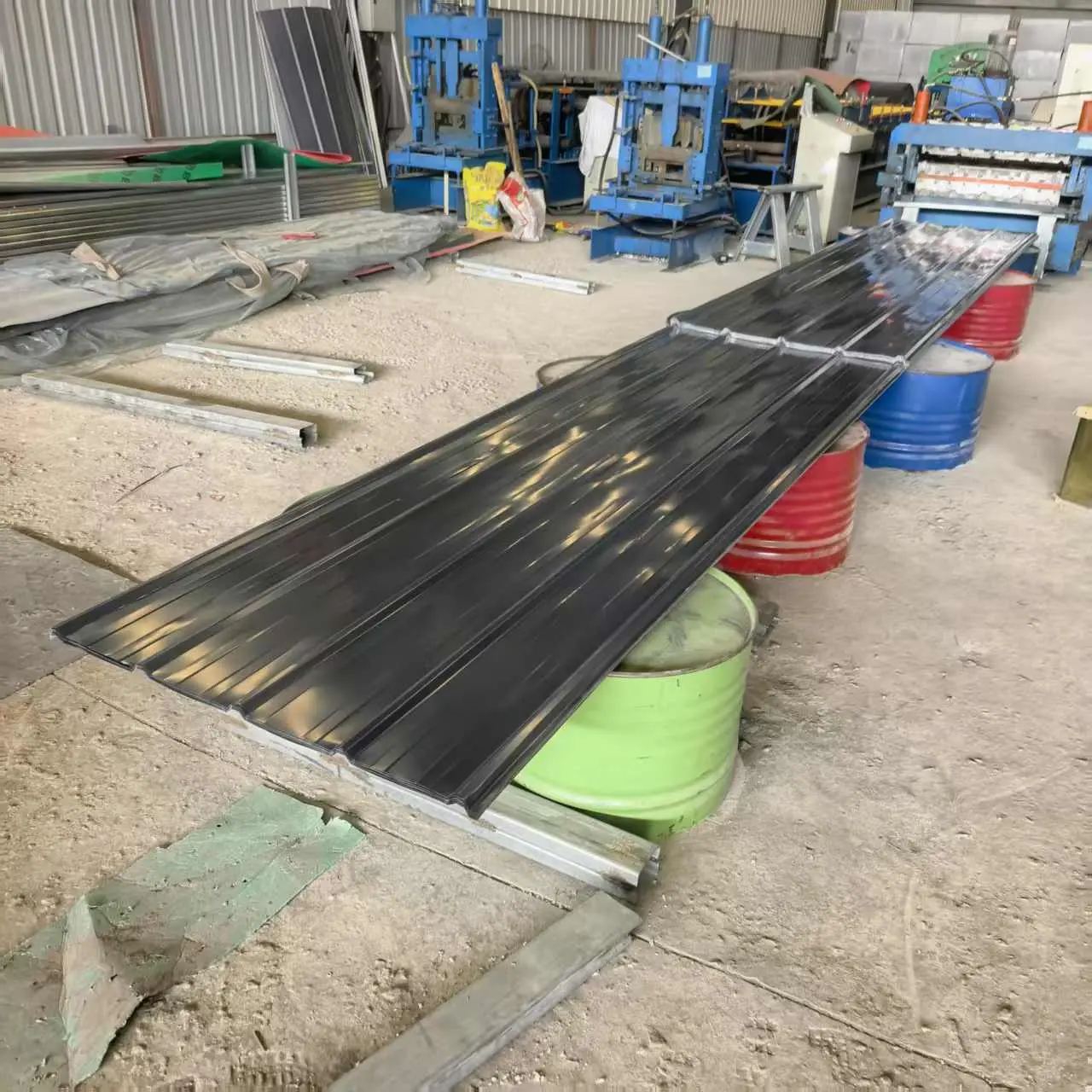 成都彩钢瓦厂家工程建材蓝色波浪瓦车库雨棚厂房仓库专用彩钢瓦定制多规格厂家批发 - 3