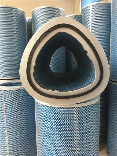 销售蓝色滤纸唐纳森滤芯 椭圆形阻燃除尘滤筒 替代进口唐纳森过滤器