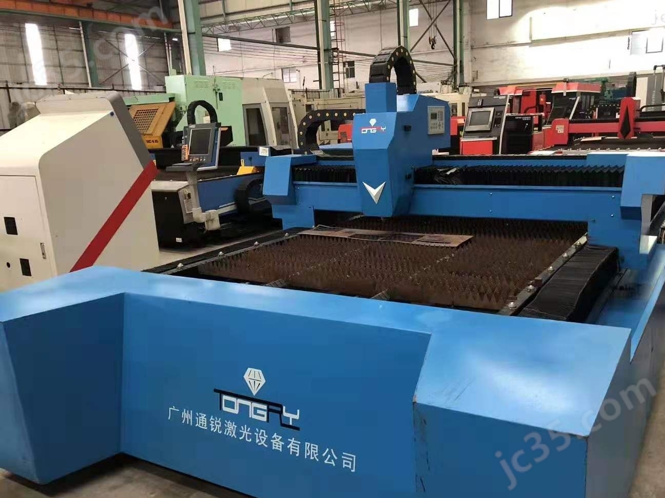 二手广州通锐1.5×6米激光切割机