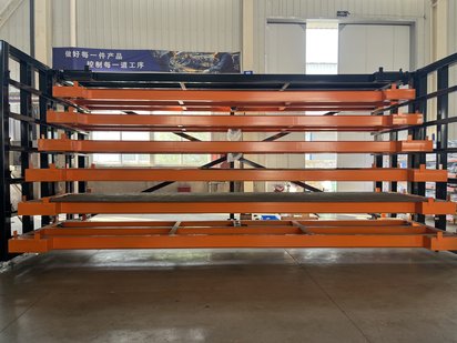 智能仓储工业板材货架自动上下料使用货架 全自动抽屉式钢板货架