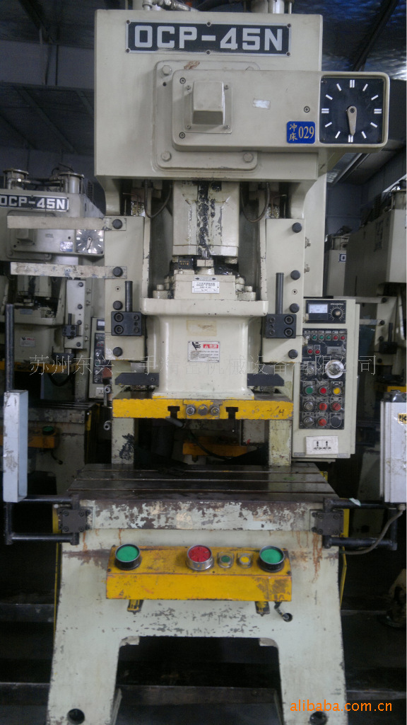 二手冲床》转让出售:03年台湾金豊冲床》型号:OPC-45N - 3