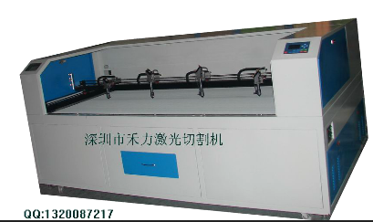 深圳禾力供应广州-浙江-上海服装贴布绣加工制品厂多头激光切割裁剪机