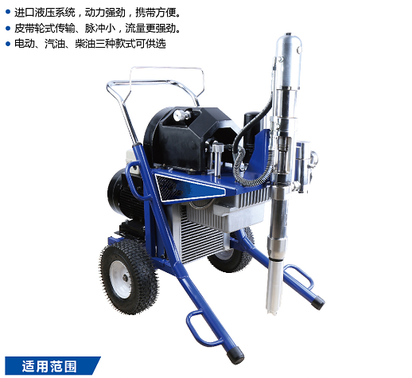 电动腻子喷涂机使用方法 利珉机械喷涂设备