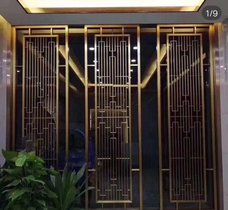 供应激光切割加工不锈钢窗花 屏风 隔断 不锈钢镂空