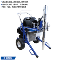 电动腻子喷涂机使用方法 利珉机械喷涂设备