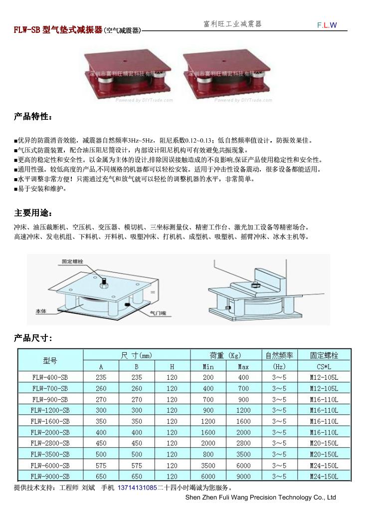 出售冲床减震器 冲床避震器 油压机减振器 - 2