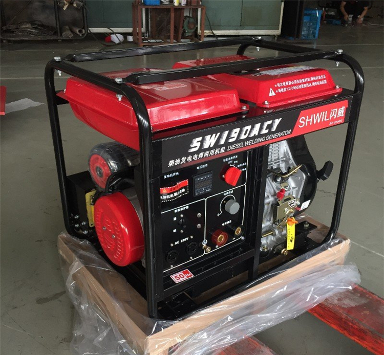 柴油发电内燃弧焊机190A电流 发电功率5KW 双电压 - 4