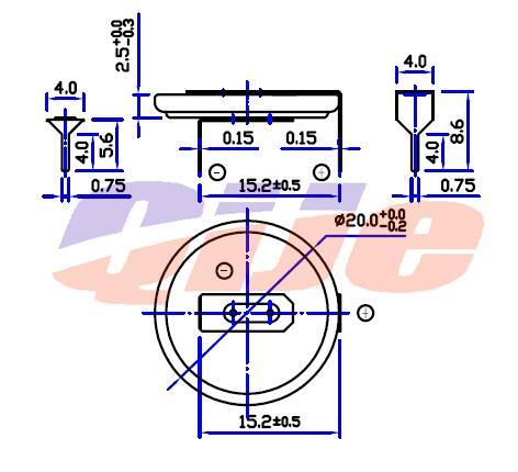 CR2025焊脚电池 电池焊接加工 - 4