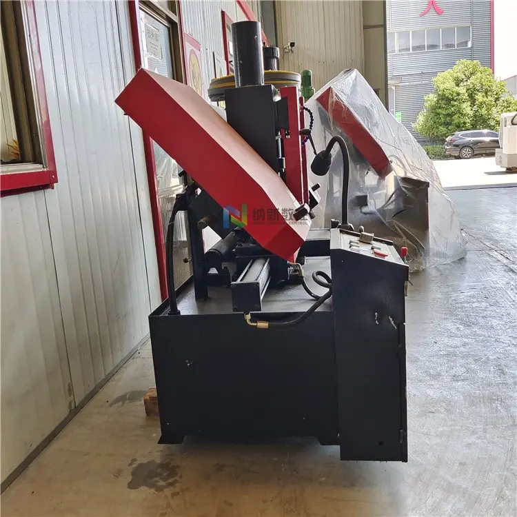 纳新数控制造GB4228金属带锯床卧式双立柱小型钢筋切割 - 2
