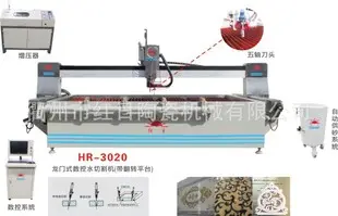 HR-3020大型数控水刀水切割机