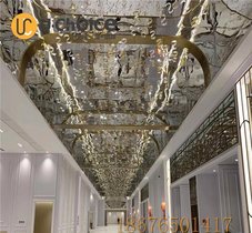 装饰天花不锈钢水波纹尺寸定制 异型吊顶水波纹板折弯加工