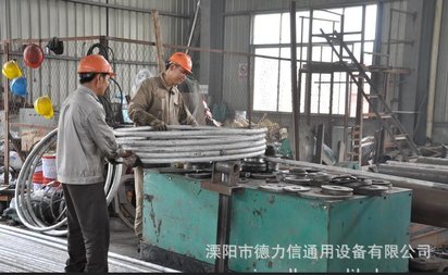 供应 扁铁加工 扁铁卷圆法兰 金属型材卷圆机专业加工