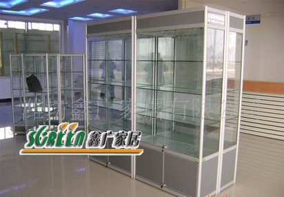 鑫广金属型材展示柜展示架0327