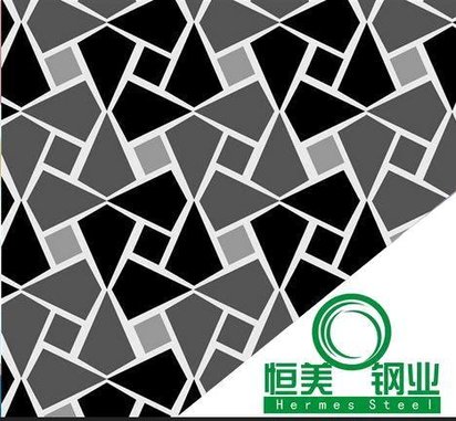 201304不锈钢数控冲压自由纹玫瑰金鱼嘴型不锈钢板材