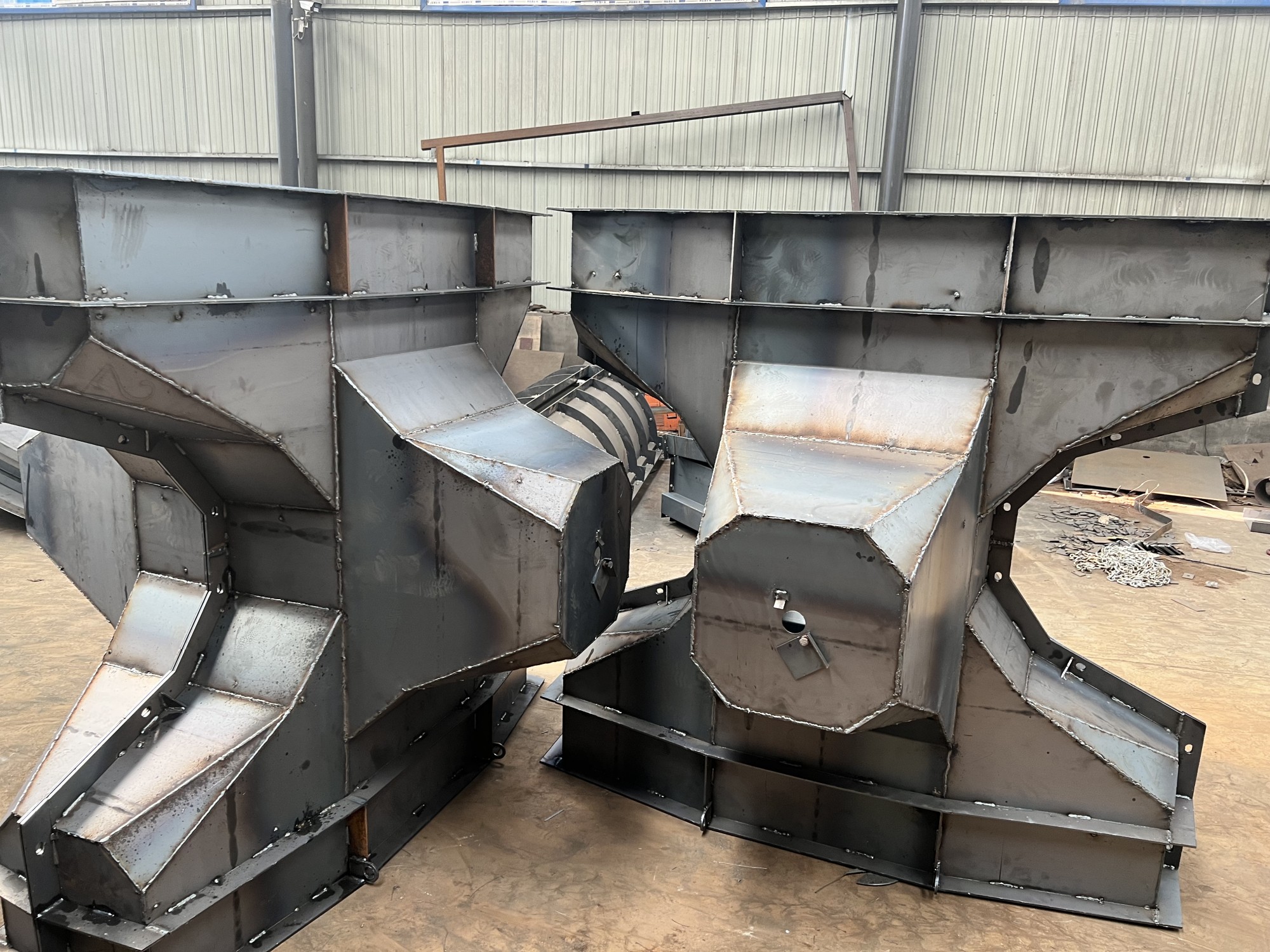 南美港口扭王字块模具挡浪石模具钢板折弯焊接工艺 京伟 - 3