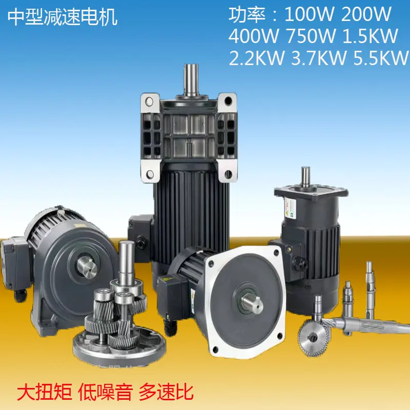 10转每分钟输出750W变频减速电机焊接机用电机