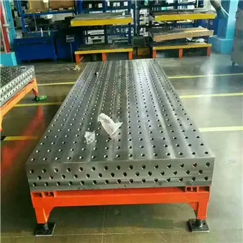 机器人组合多孔定位铸铁三维柔性焊接平台 二维钢板平板 工装夹具