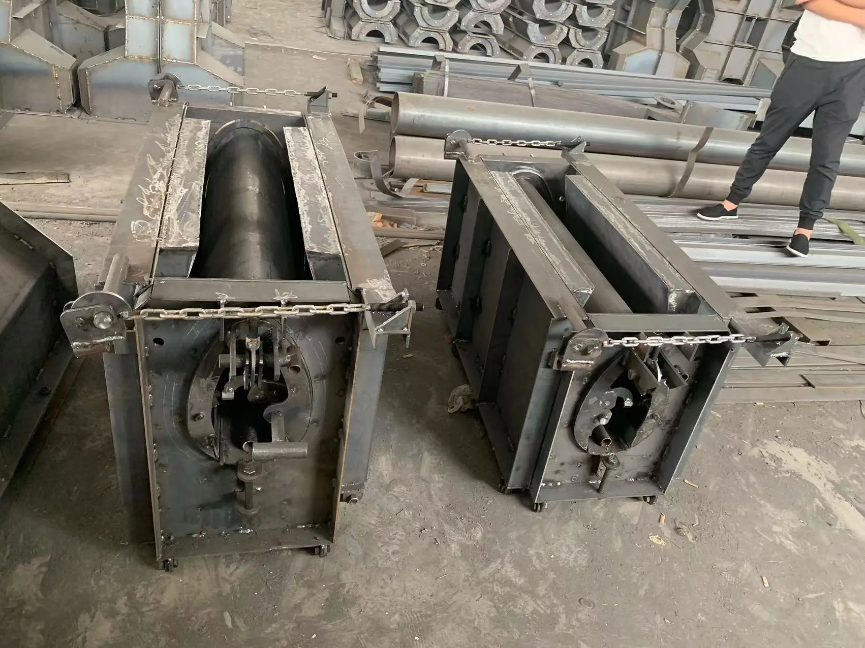 建筑屋面排水卵形槽模具卵形槽模具加工钢板折弯焊接工艺 京伟 - 3