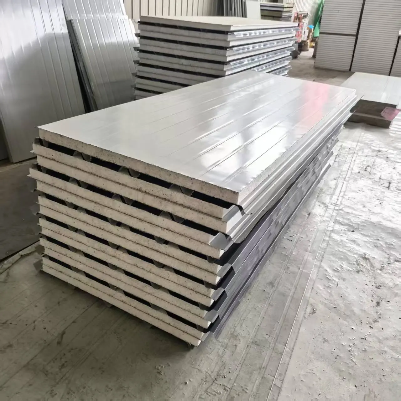 重庆高密度聚氨酯PU夹芯板密封保温效果好冷链仓储建筑用厂家批发 - 3