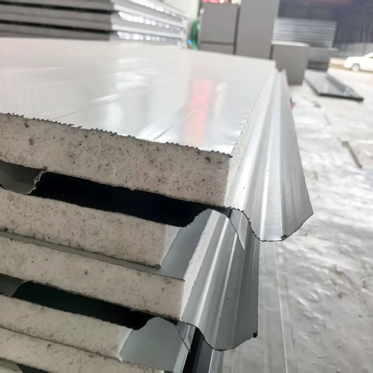 重庆高密度聚氨酯PU夹芯板密封保温效果好冷链仓储建筑用厂家批发 - 2