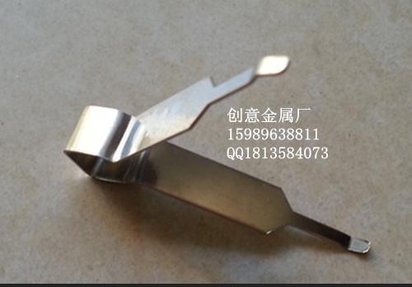 东莞部压件一挂四带弹片喷油挂具 冲压加工 冲压弹片飞机头钢片