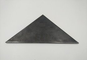 深圳金属三角形铁板钢材激光打标加工 -深圳满海激光雕刻