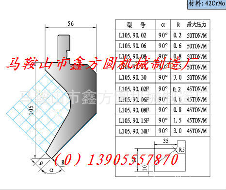 折弯机模具 折弯成型模具 数控折弯模具 - 2