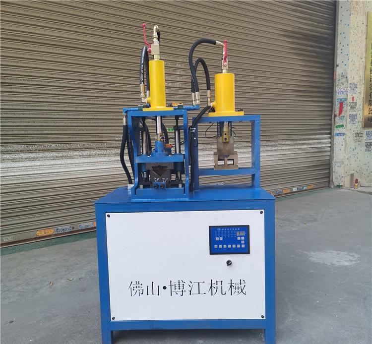 不锈钢切角机方管开槽成型机液压冲角机90度开角冲压模具 - 2