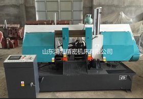 直销鸿海GB4250带锯床双柱卧式碳素钢特殊合金钢不锈钢锯床