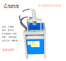 液压冲孔机 不锈钢防盗网打孔机 铁角钢冲弧铝合金管冲床 模具