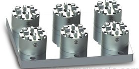 东莞东为精工精密定位工装夹具 6头CNC气动卡盘