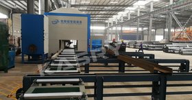 型材切割机可以切割H型钢角钢H型钢自动上下料相贯线切割机