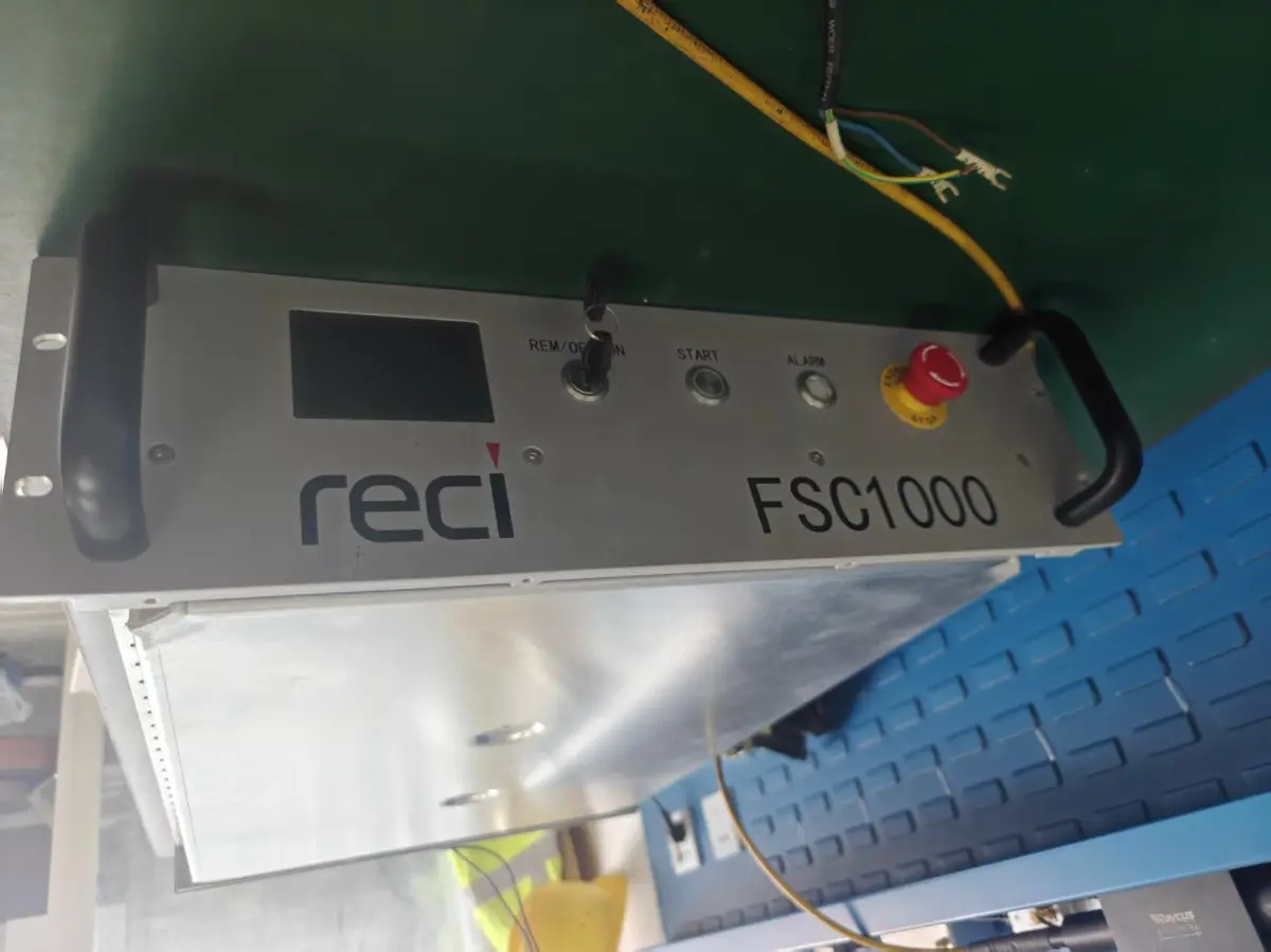 瑞科RECL-FSC1000光纤激光器切不透冷却系统报警故障维修 - 2