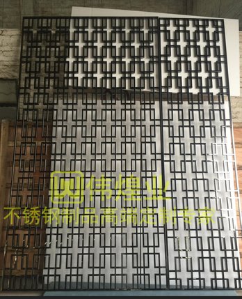 西安别墅高档屏风,不锈钢屏风焊接加工, 不锈钢隔断厂家