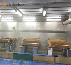 广东创智木器乐器家具喷涂设备 涂装生产线厂家