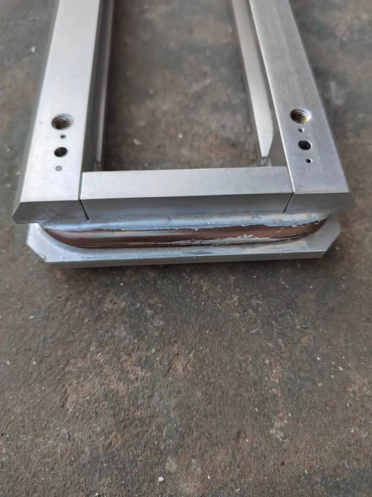 铝包紫铜水冷管火焰焊接加工 低温钎料WEWELDING53