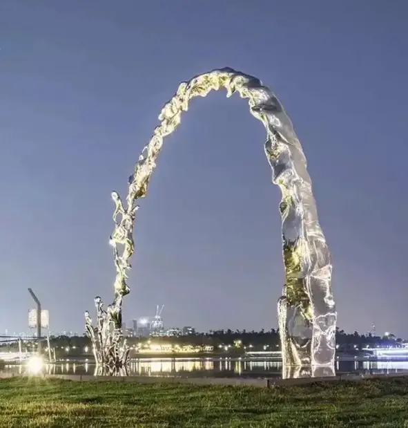 江西上饶至福建浦城高速公路(福建段)导视系统设计公司 成都 大型不锈钢圣火雕塑激光切割加工 广场园林景观小品雕塑设计..