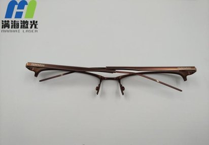 深圳民治不锈钢眼镜框激光打标加工 金属眼镜架激光刻字加工厂家