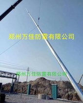钢结构装饰避雷塔,35米GH环形钢管避雷针