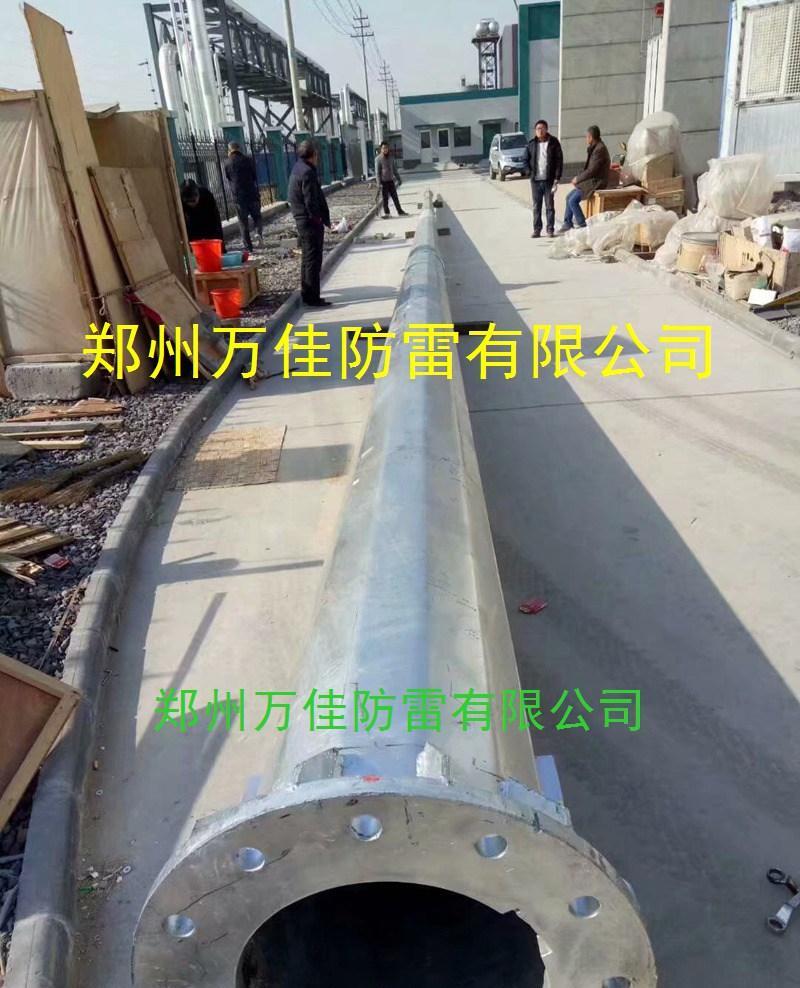 钢结构装饰避雷塔，35米GH环形钢管避雷针 - 3