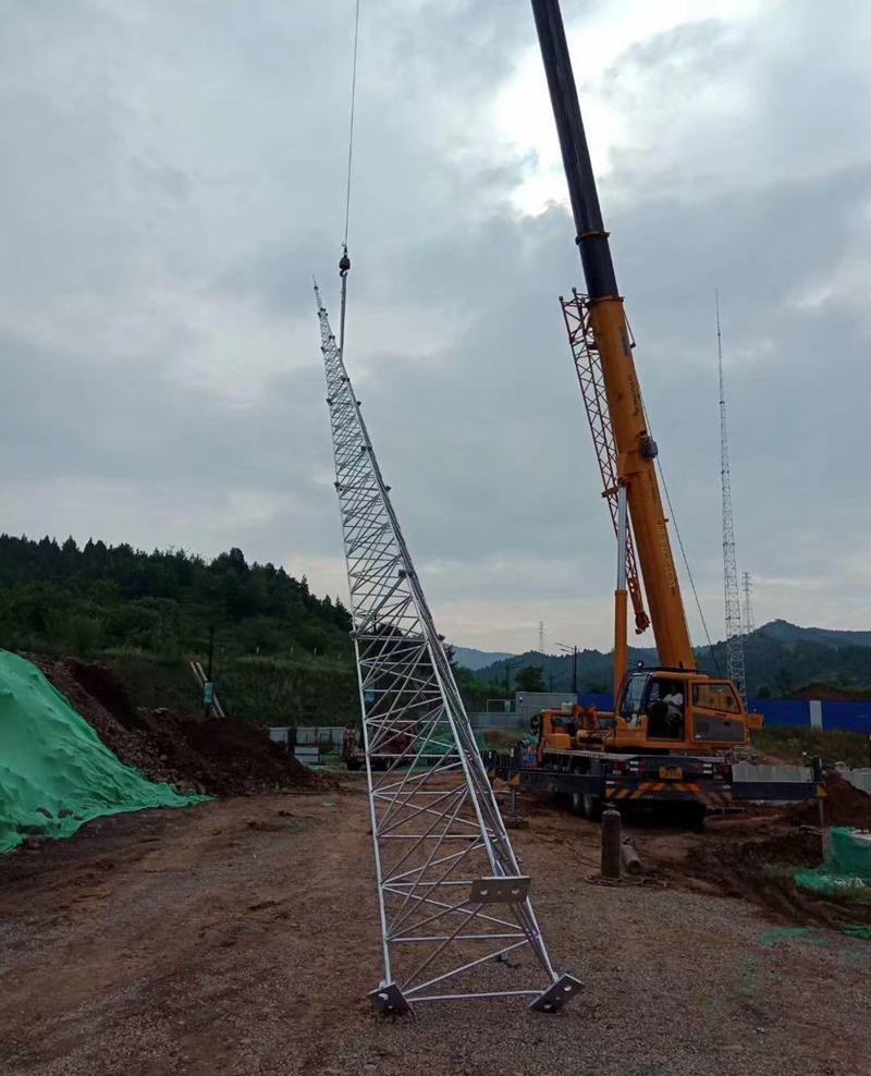 变电站避雷针,30米GH钢管避雷针、GFL避雷塔生产厂家 - 3