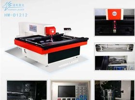 汕头广州佛山400W18MM木板不干胶激光切割机 激光刀模切割机