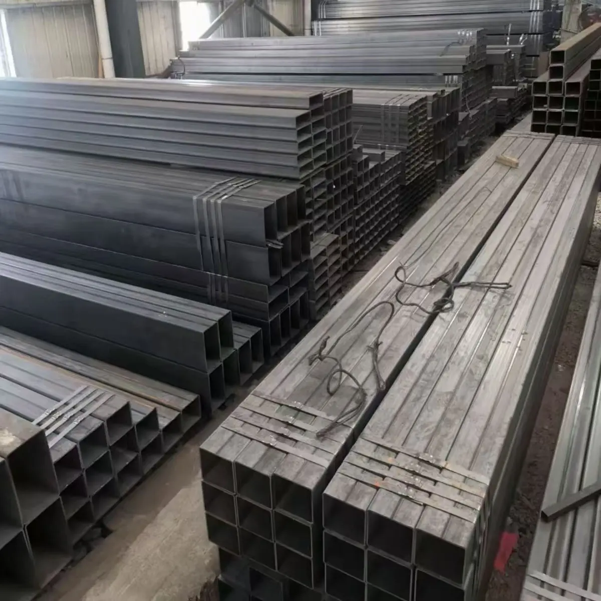 重庆低合金方管Q355B材质尺寸切割折弯加工工程用厂家批发 - 4